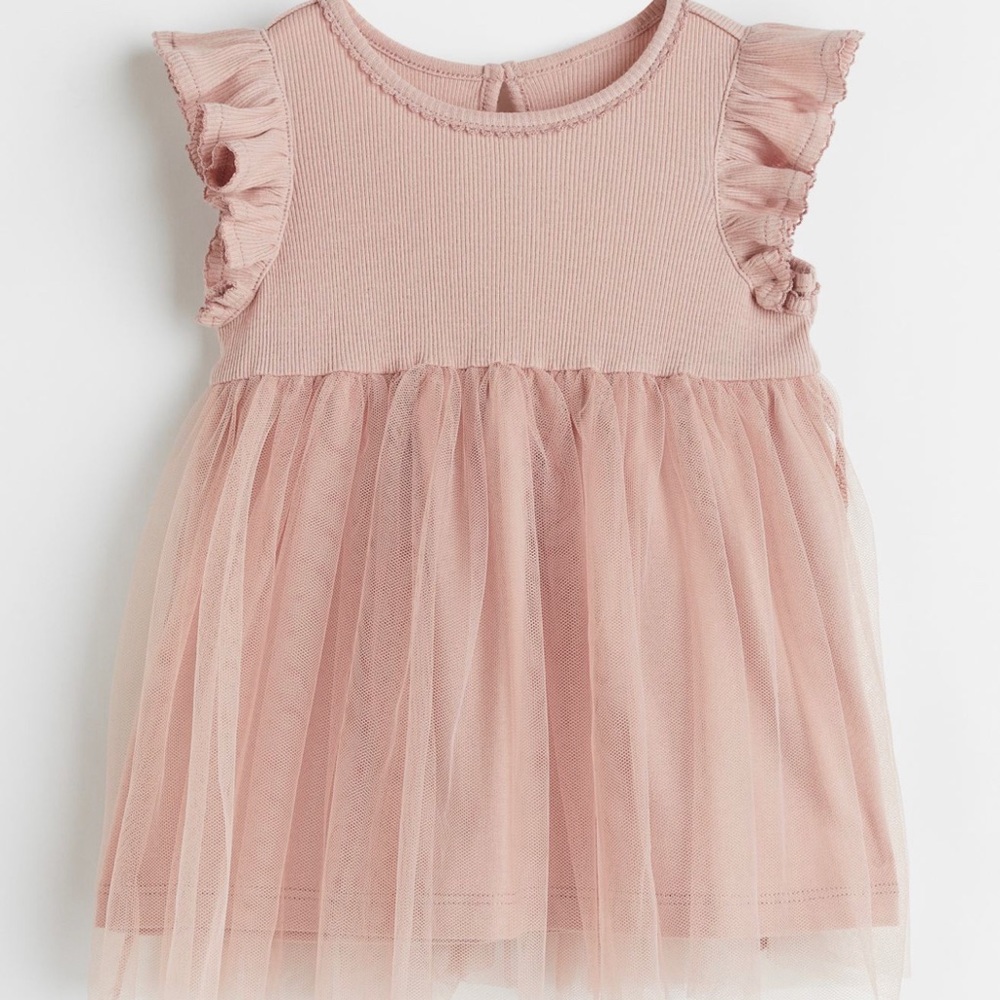 H&M Jersey Tulle Dress